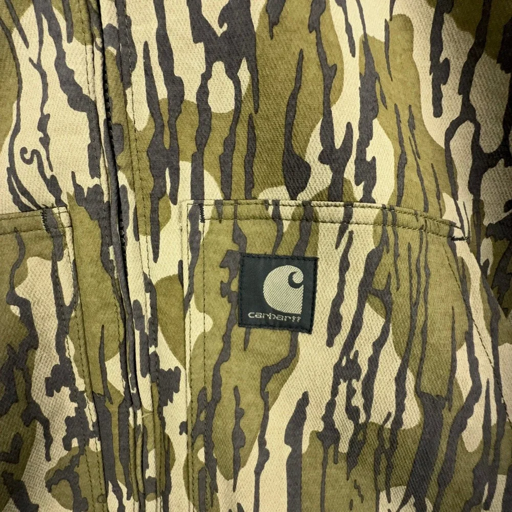Carhartt Super Dux Rain Defender Jacket Mossy Oak Camo Mens Medium NWT